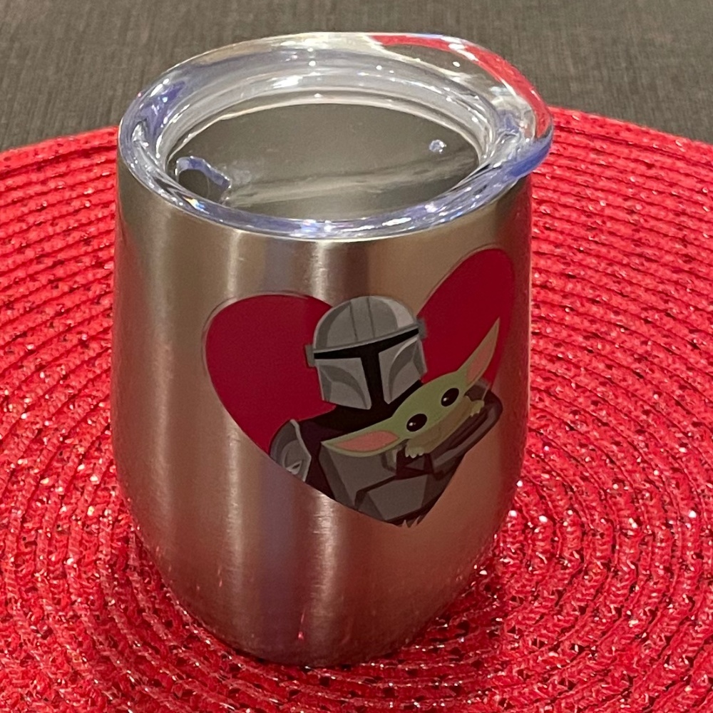 NEW Galaxy's Most Wanted Valentine insulated stainless steel travel mug